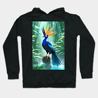 Tropical bird of paradise Hoodie